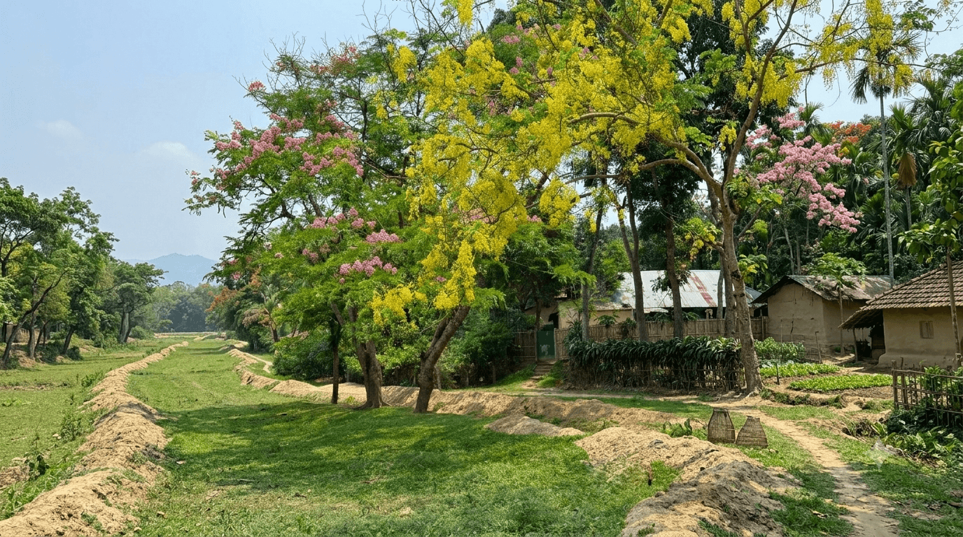 Cinematic view of Sreemangal